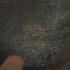 NIRVANA Black Graphic Women's Top